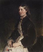 Ferdinand von Rayski, Portrait of Christine Freifrau von Schonberg